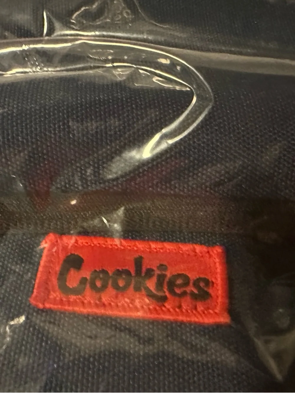 Cookies Navy Storage Duffel Bag with White Logo